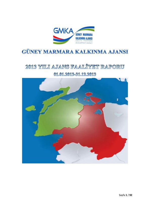 GMKA 2013 Faaliyet Raporu